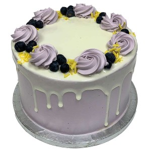 White Chocolate & Blueberry Cake