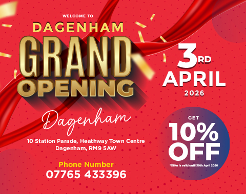 10% off dagenham shop opening