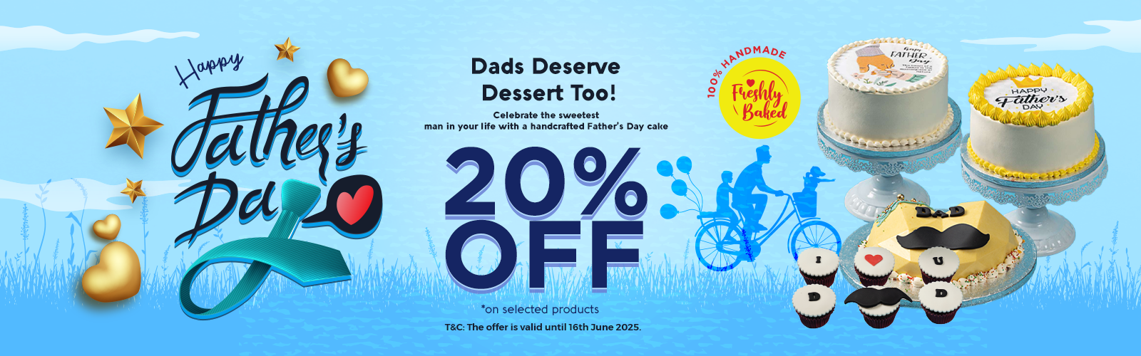 Fathers day 20% off