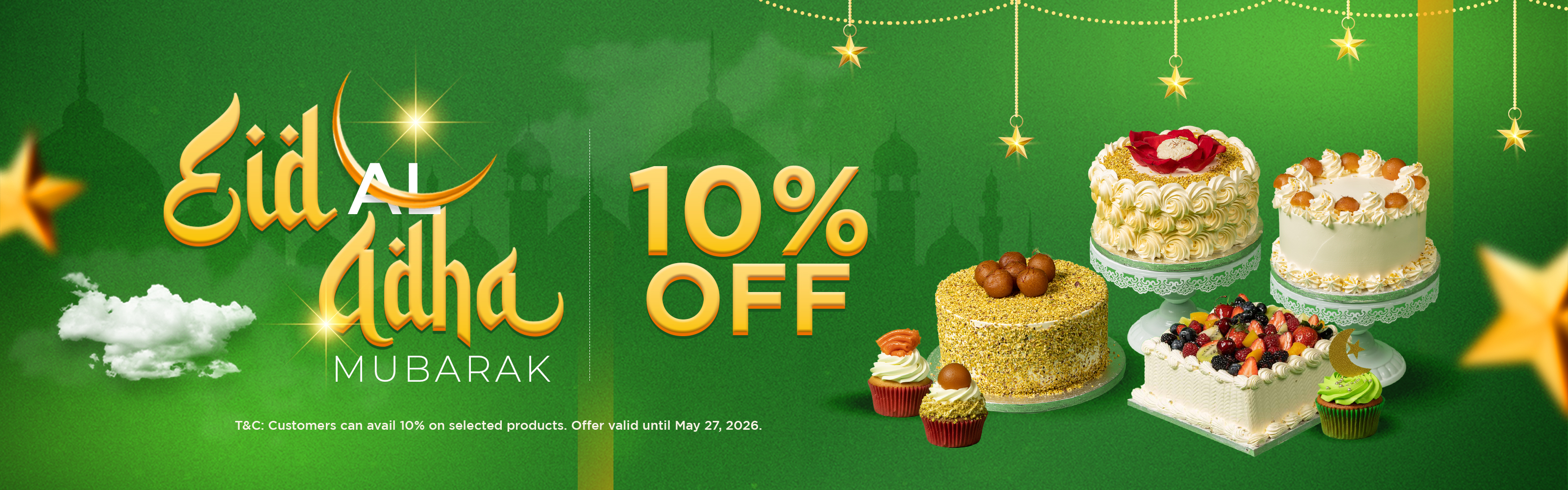 Eid Mubarak! 10% off