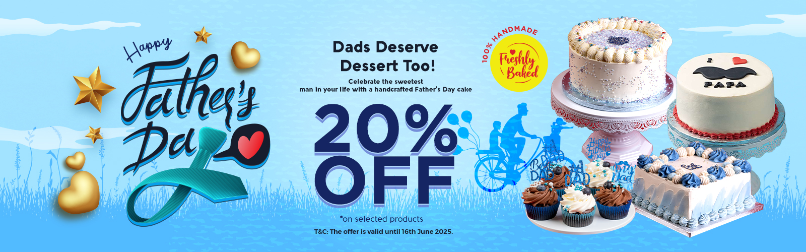 Fathers day 20% off