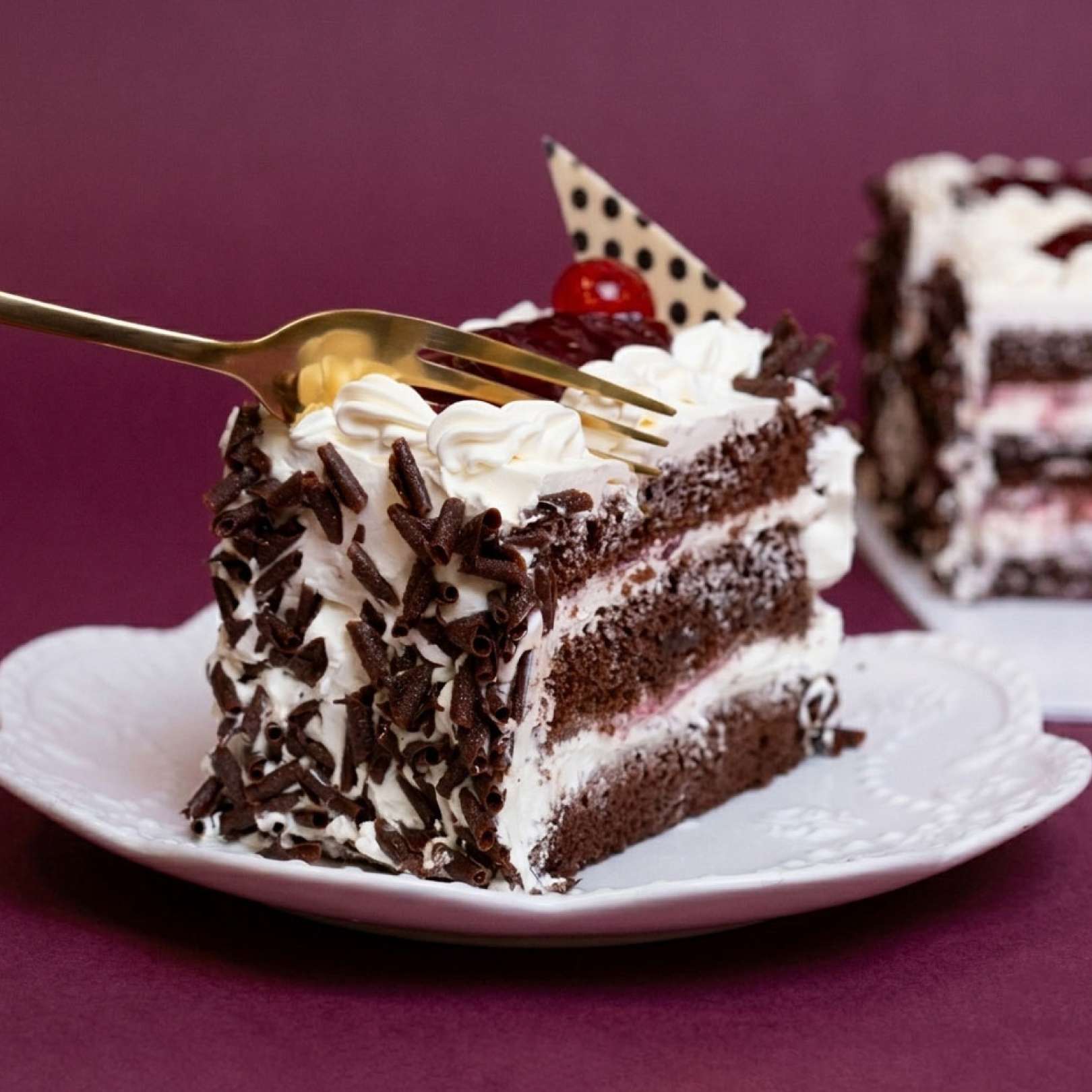 Black Forest Cake Slices