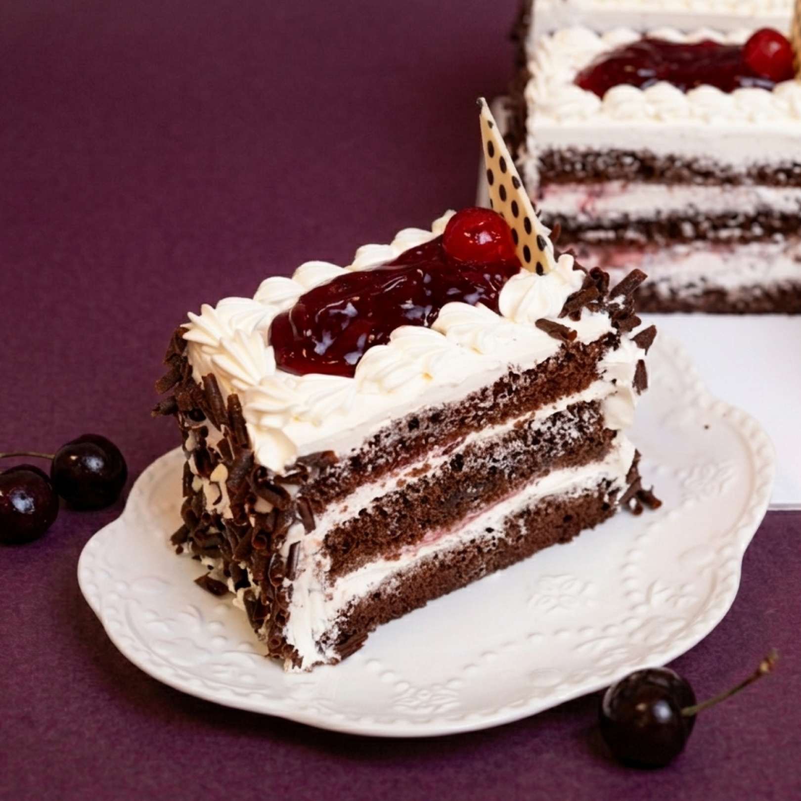 Black Forest Cake Slices