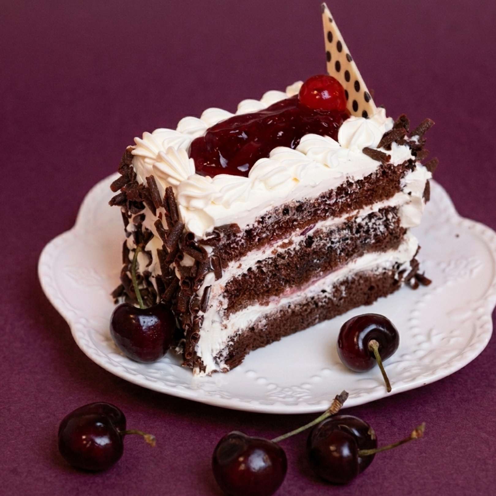 Black Forest Cake Slices