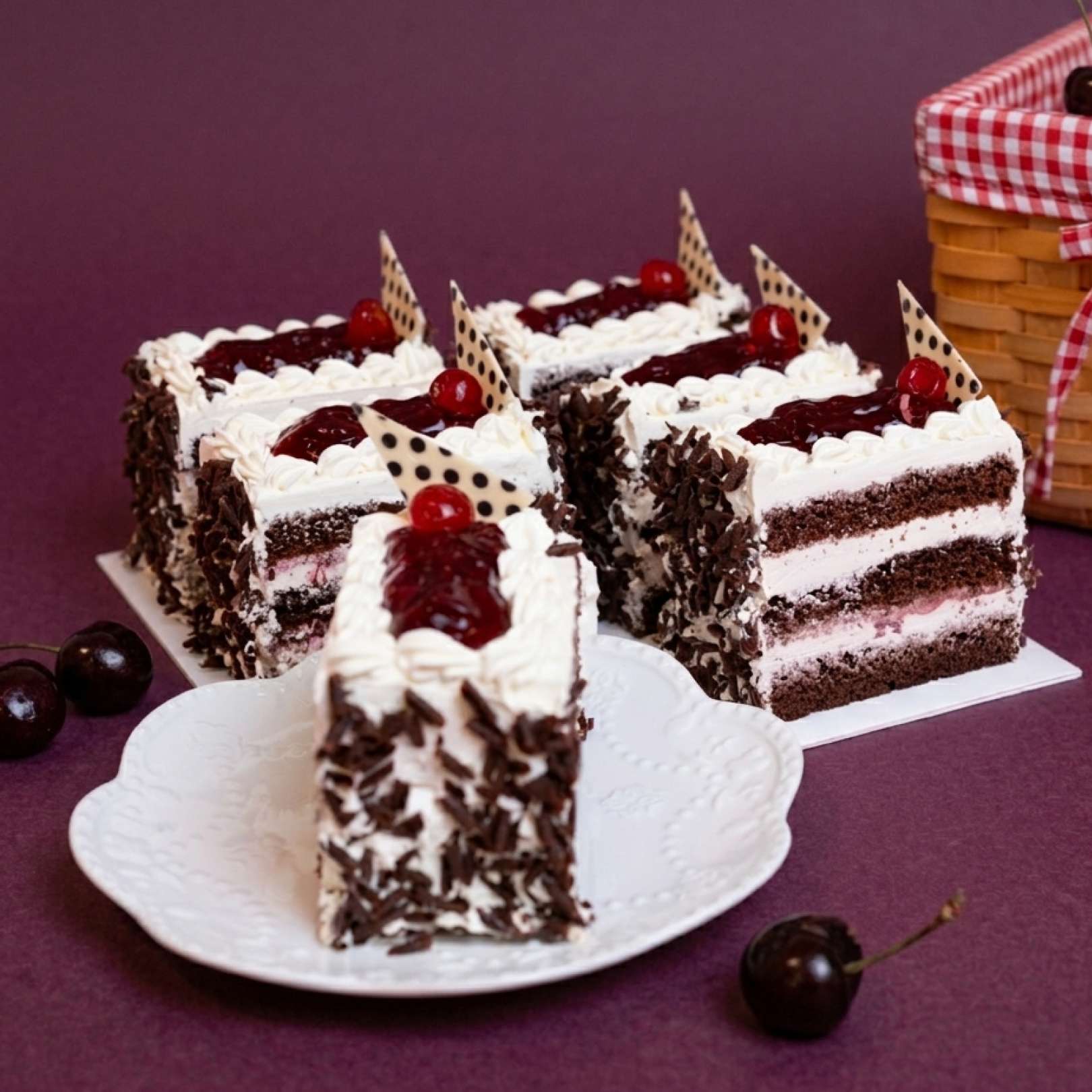 Black Forest Cake Slices
