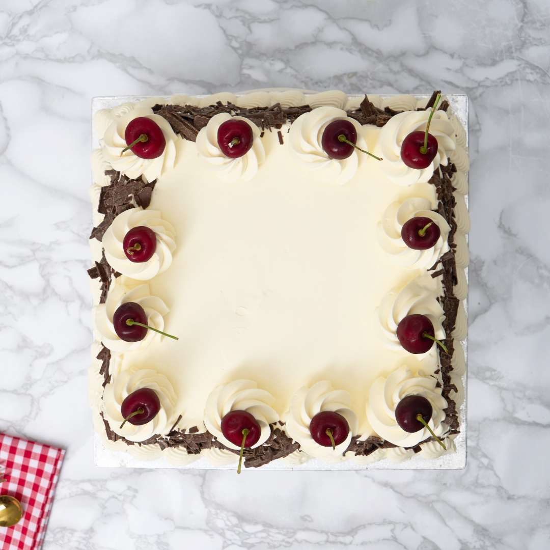 Black Forest Square Cake