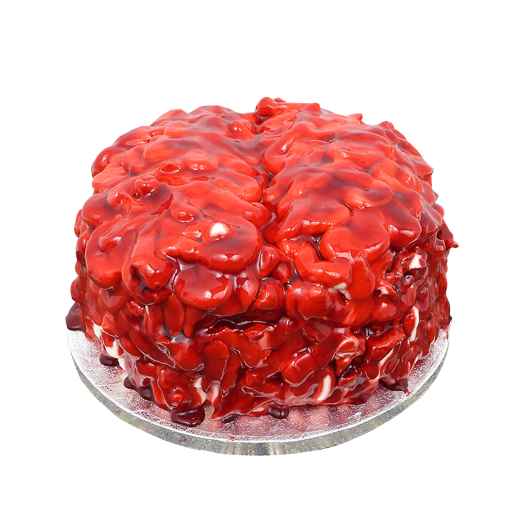 Bloody Brain Halloween Cake