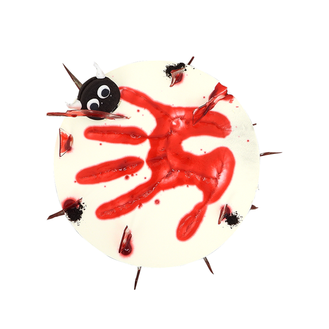 Bloody Palm Halloween Cake
