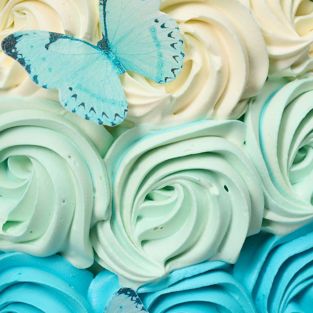 Blue Sapphire Barbie Cake