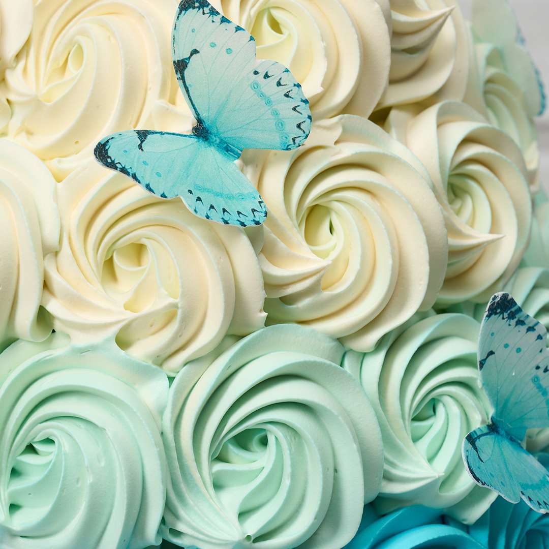 Blue Sapphire Barbie Cake