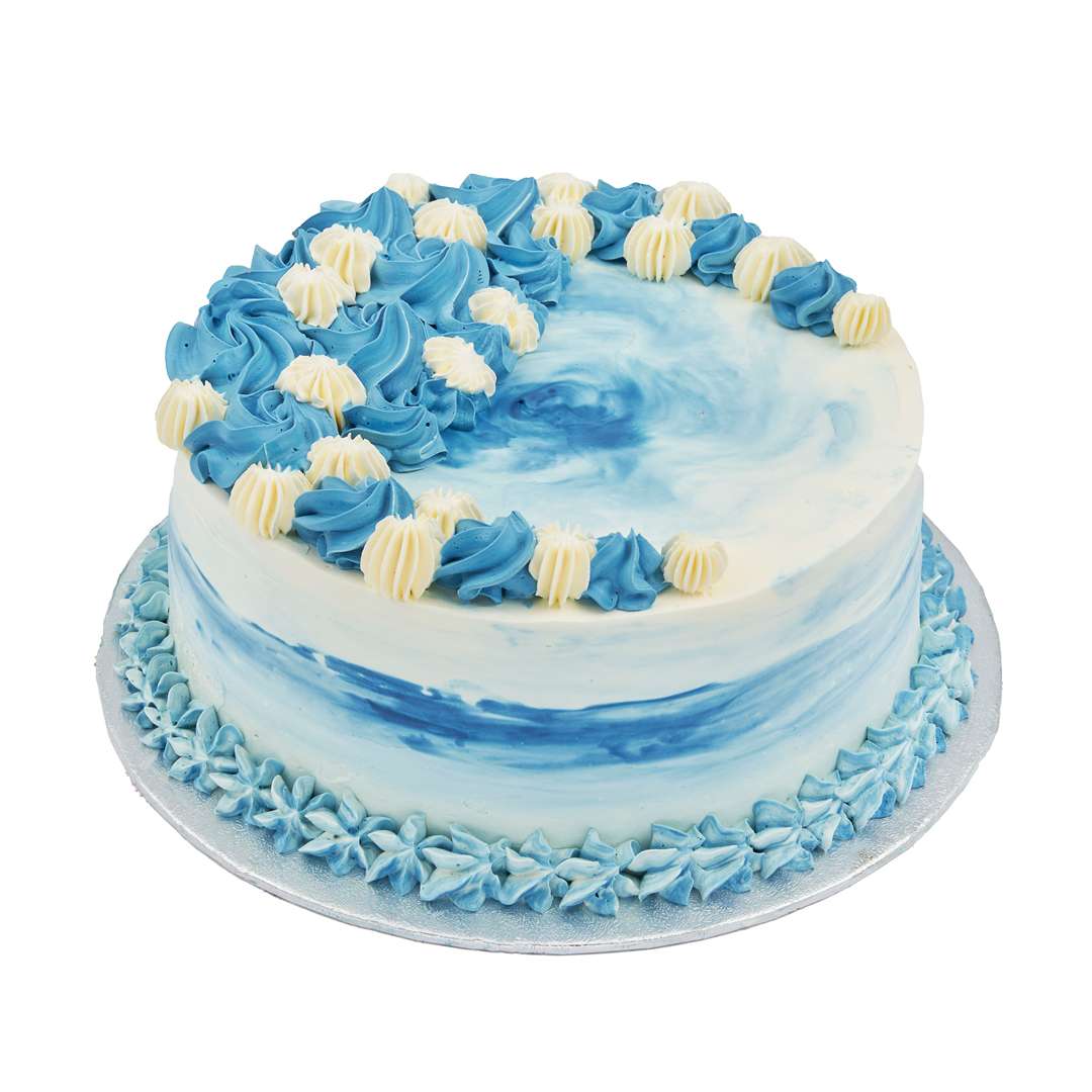Blue Vanilla cake