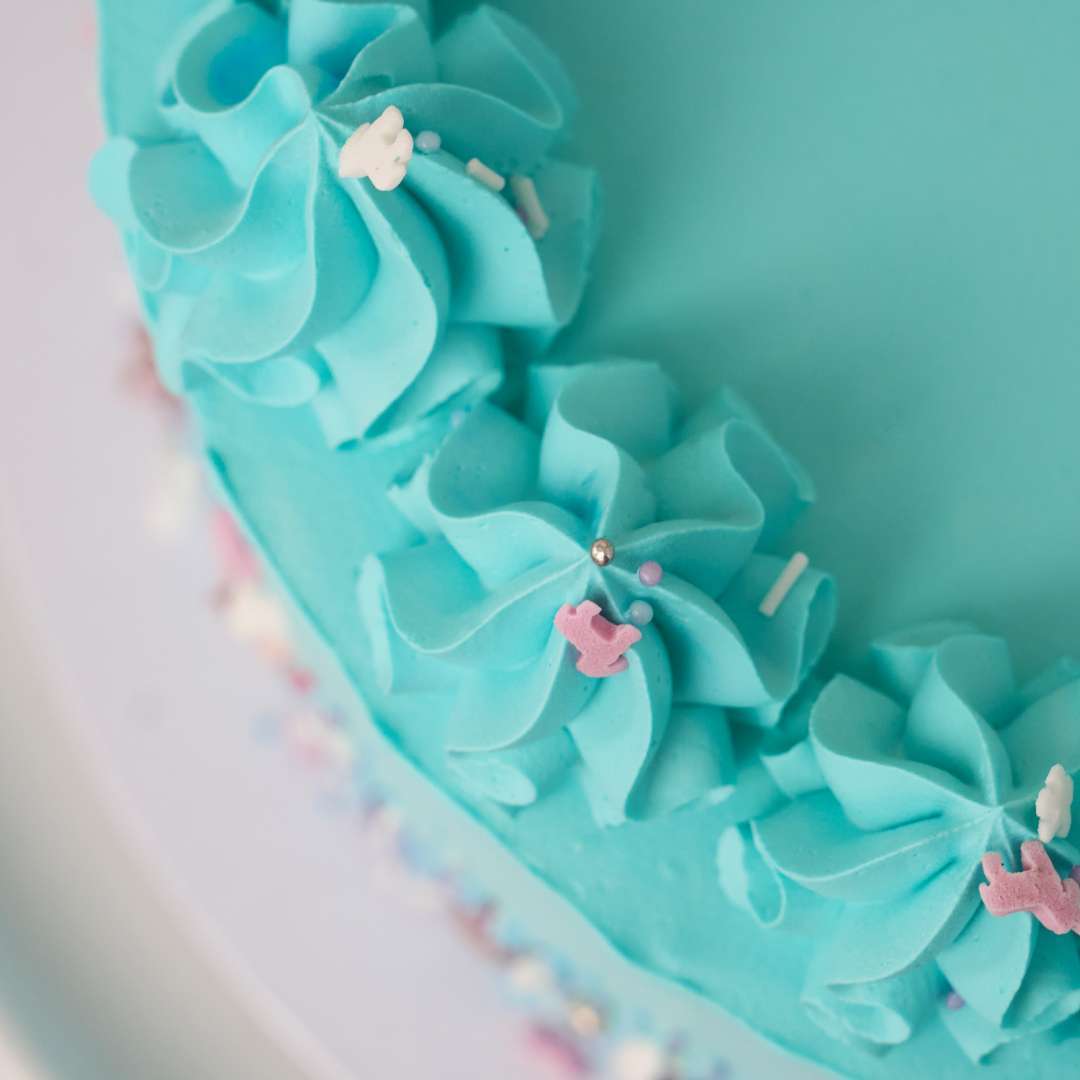 Blue Vanilla cake