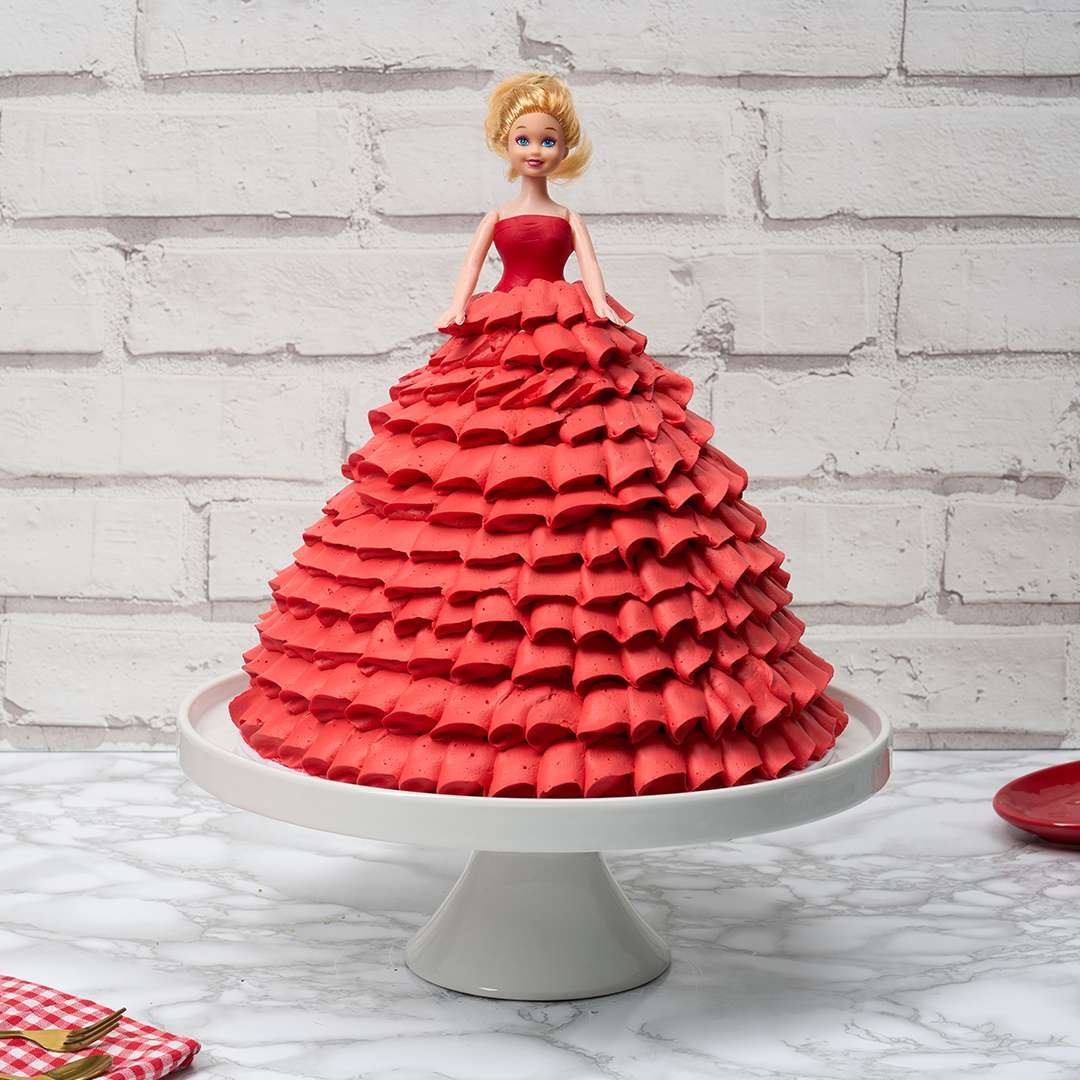 Blushing Beauty Barbie Cake