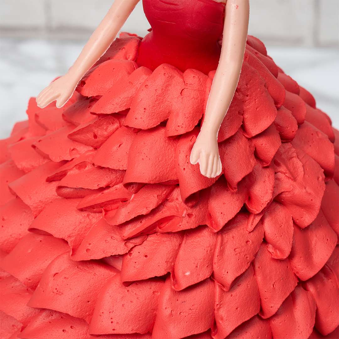 Blushing Beauty Barbie Cake