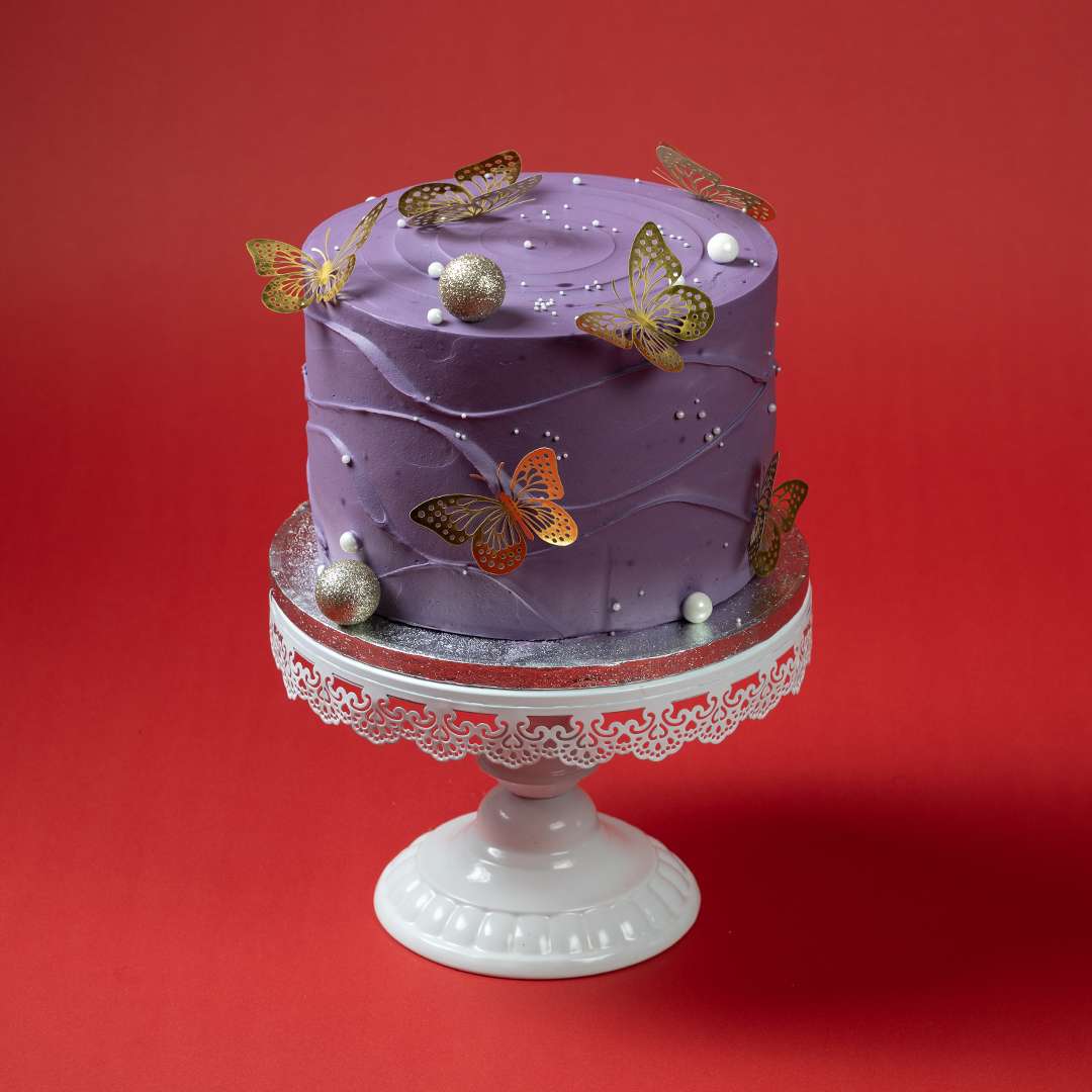 Butterfly Meadow Cake