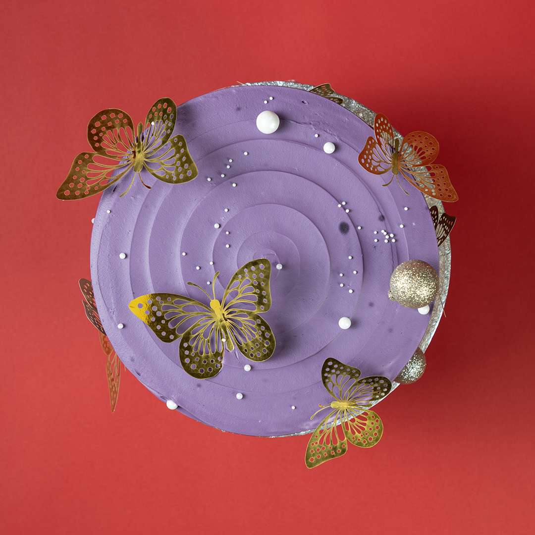 Butterfly Meadow Cake