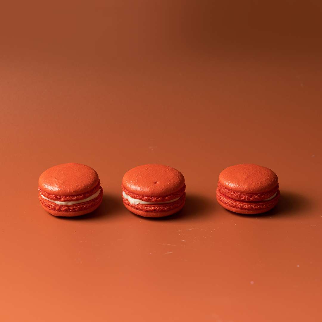 Cherry Red Macaroons