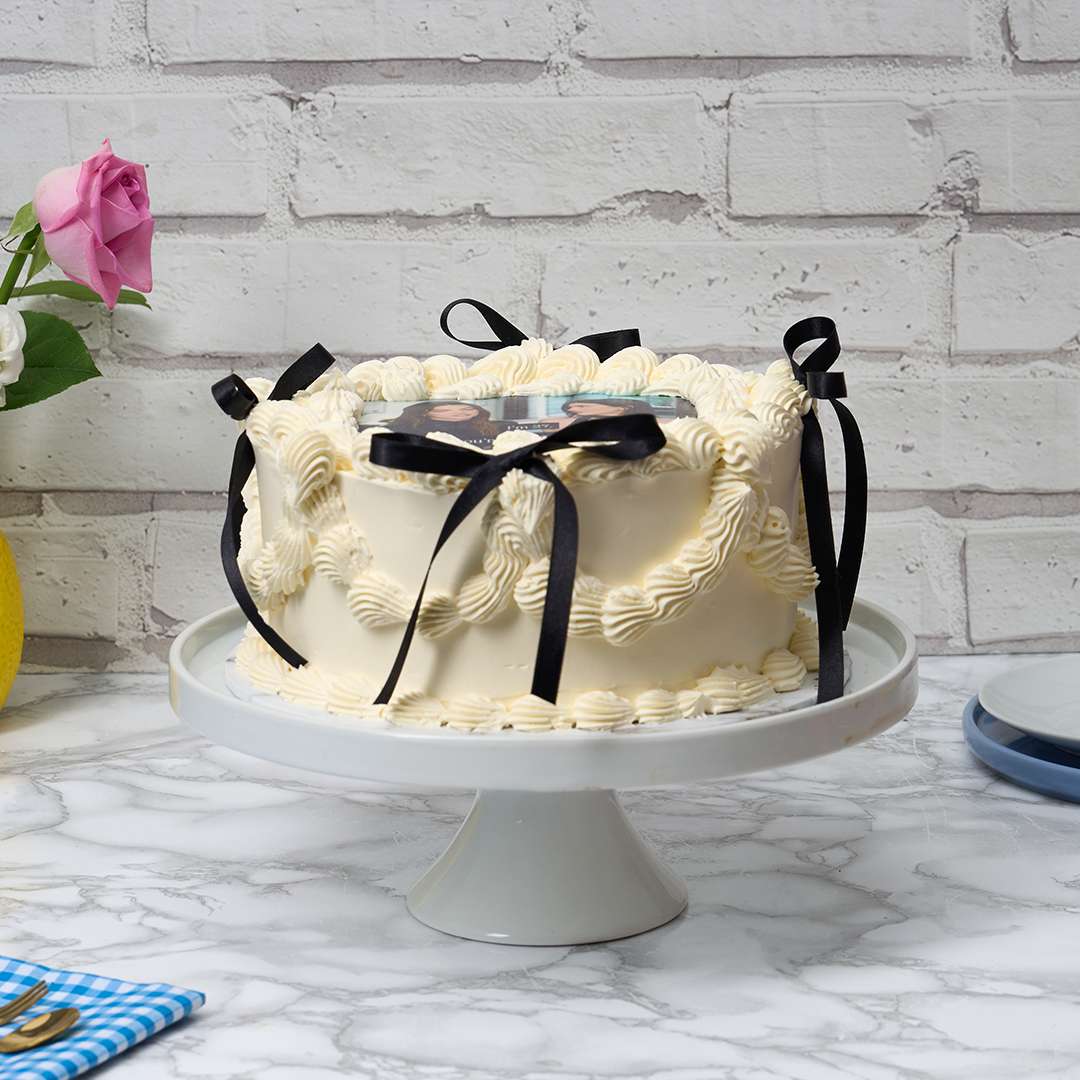 Custom Vintage Photo Cake