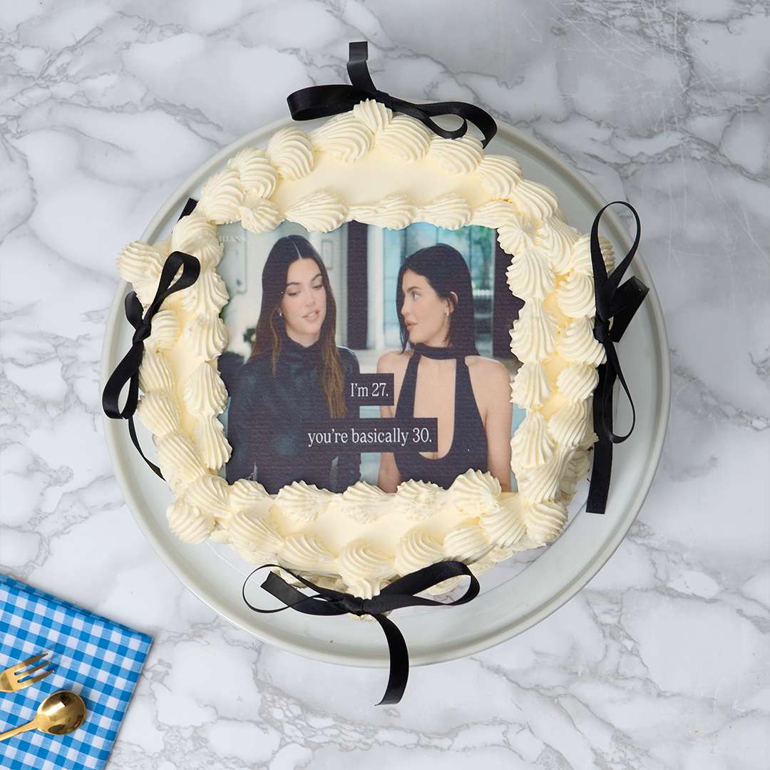 Custom Vintage Photo Cake