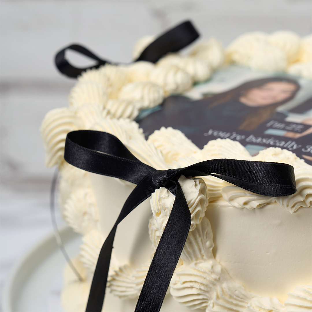 Custom Vintage Photo Cake