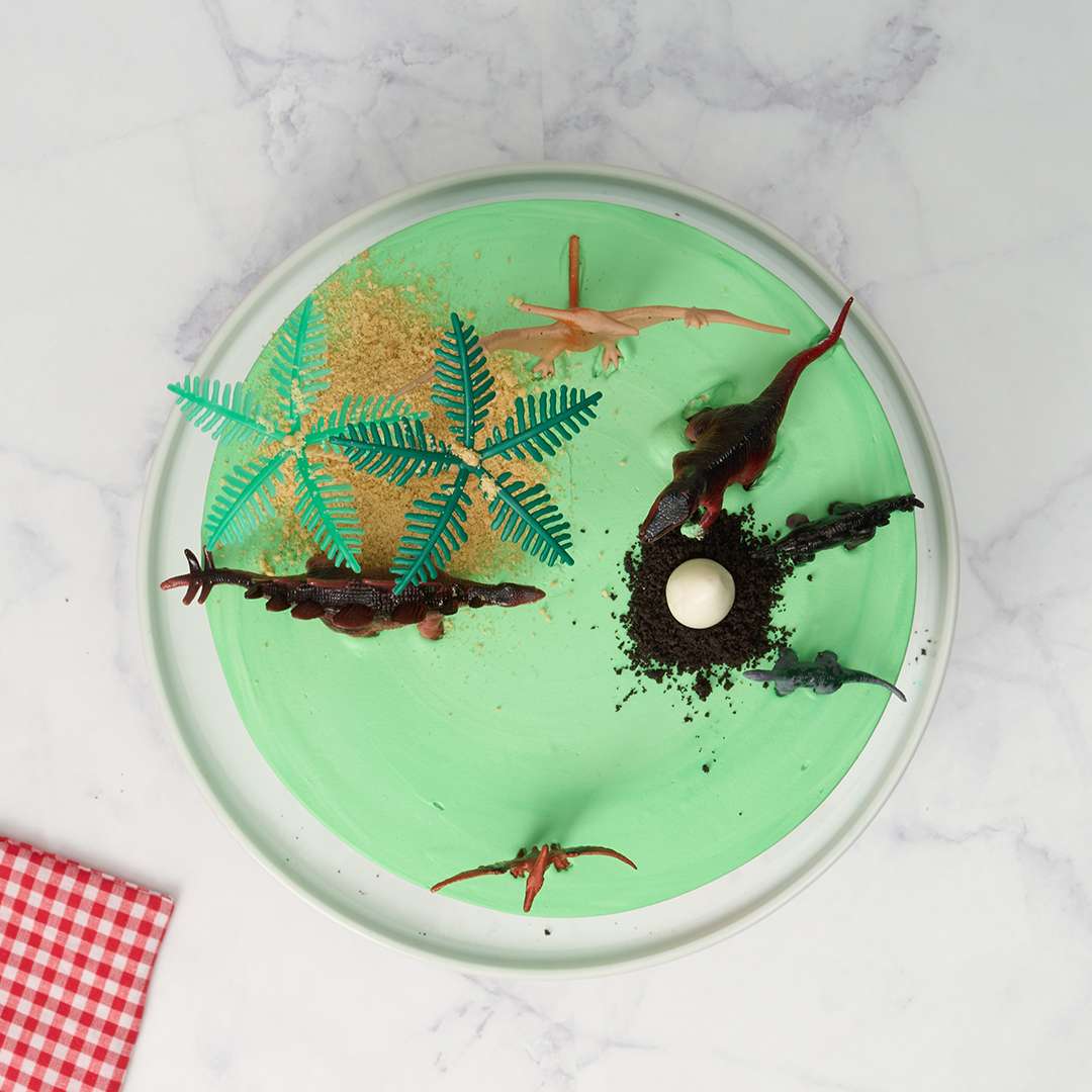 Dinosaur Theme Cake