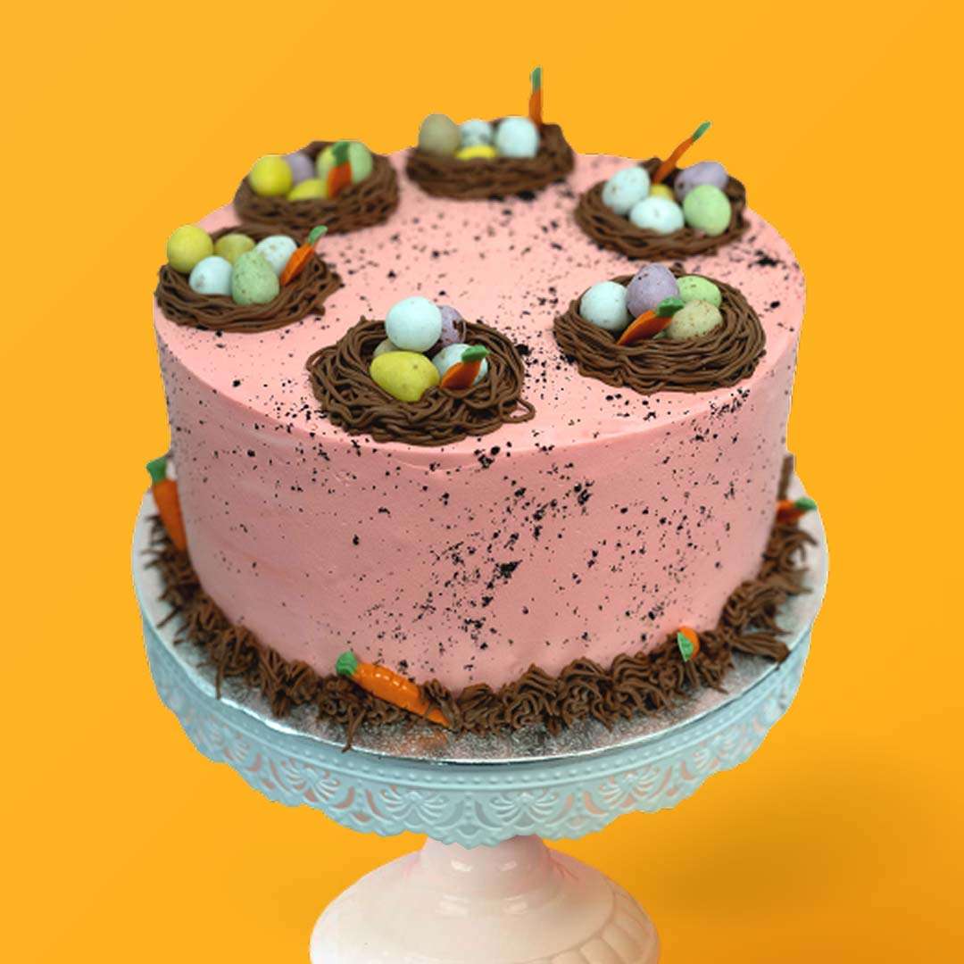 Easter Egg Basket Cake