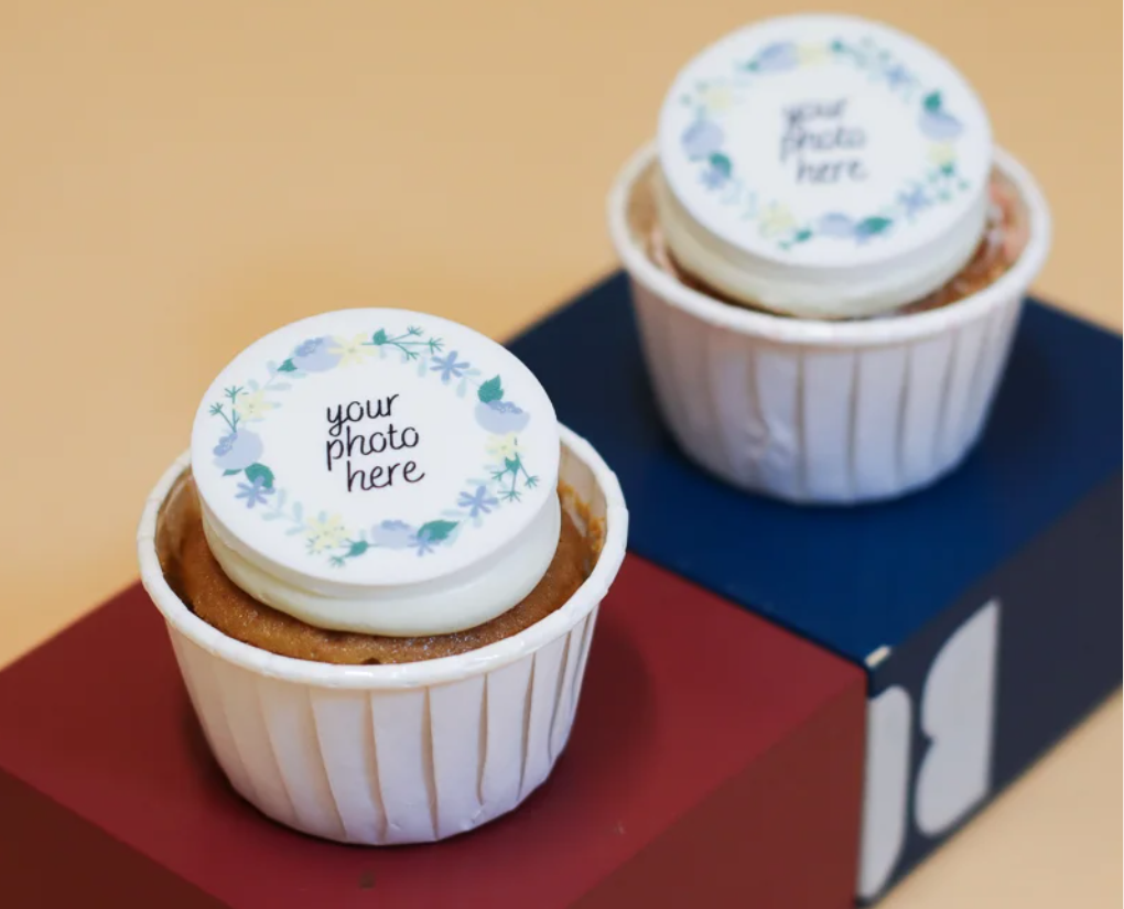 Edible Printed Photo Cupcakes