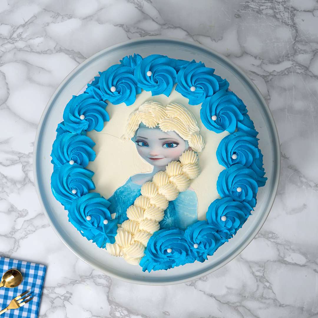 Elsa Photo Cake
