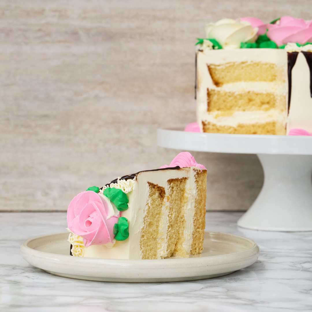 Floral Dripping Cake