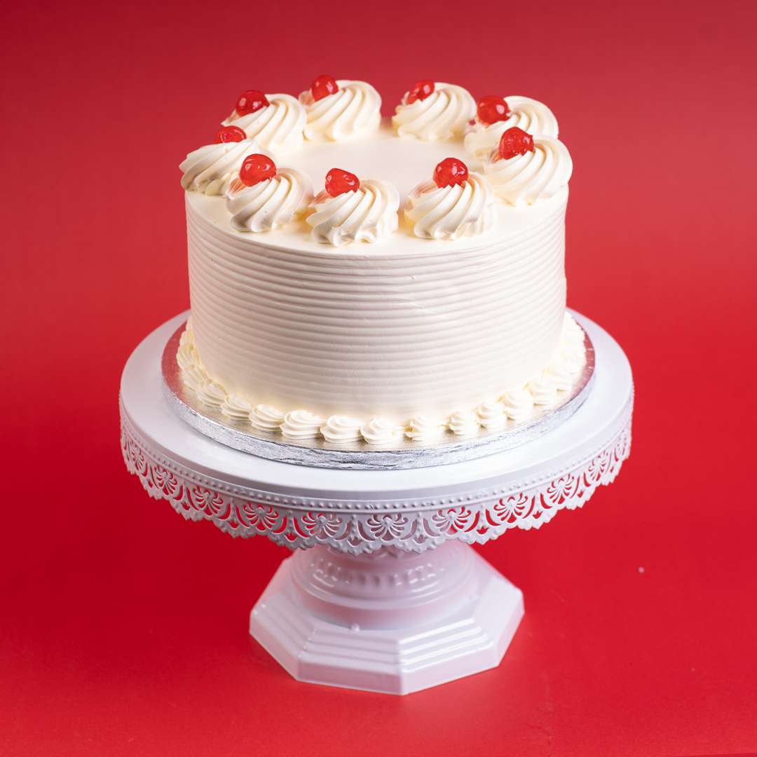 Frosted Cherry Bliss Cake