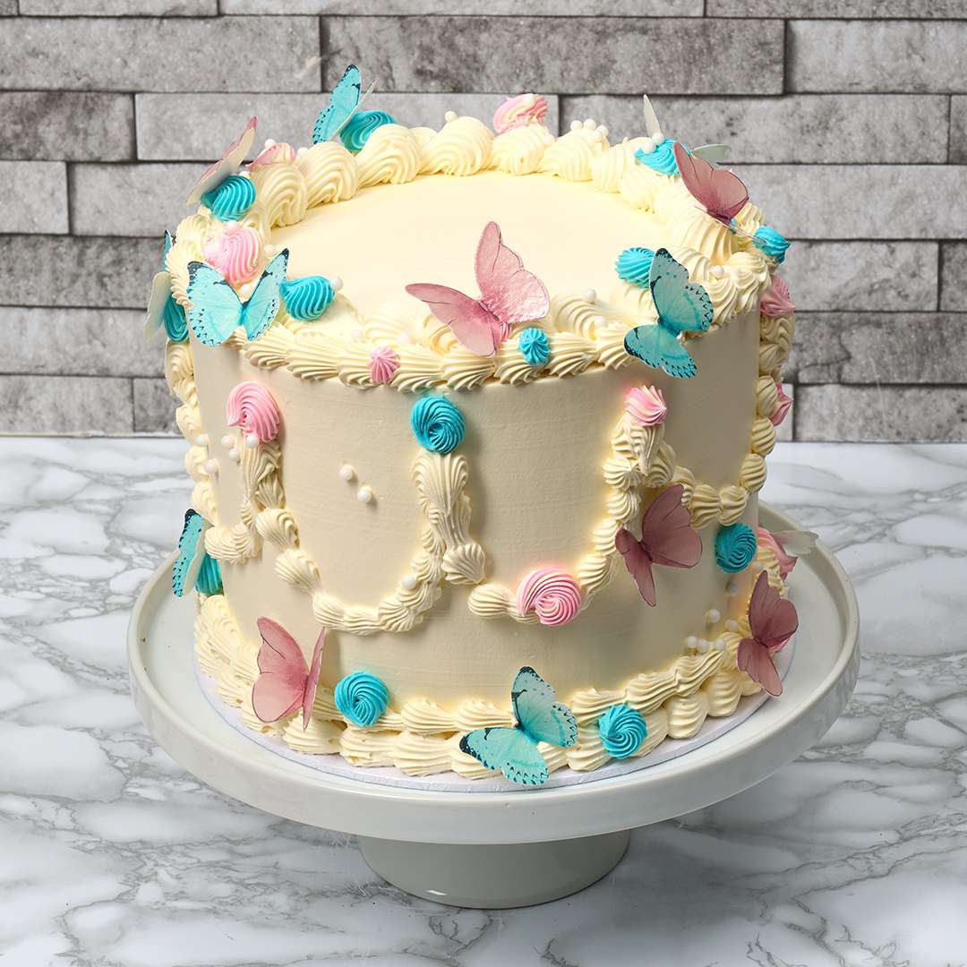 Gender Reveal Cake