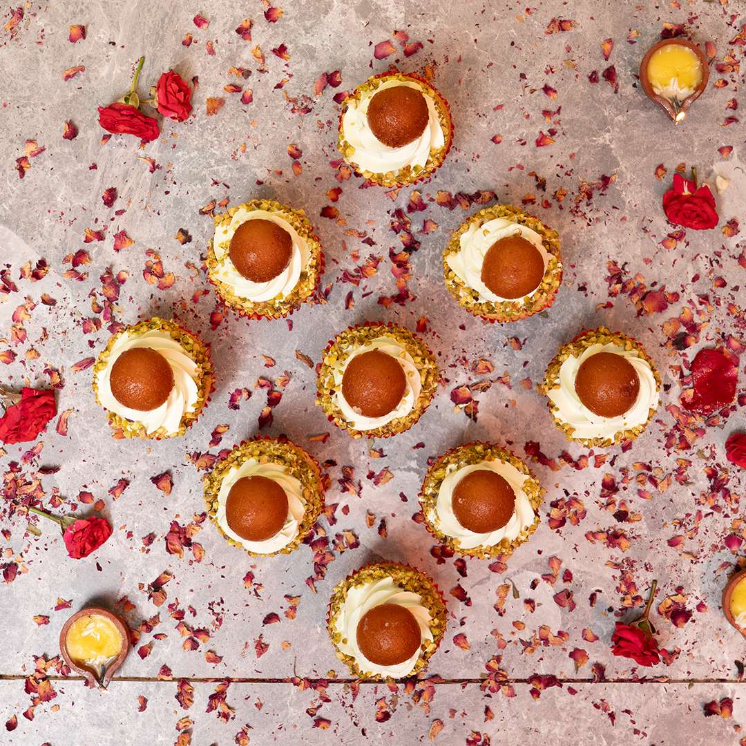 Jamun cupcakes