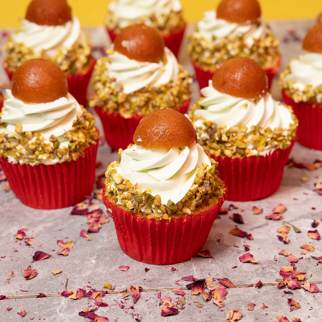 Jamun cupcakes