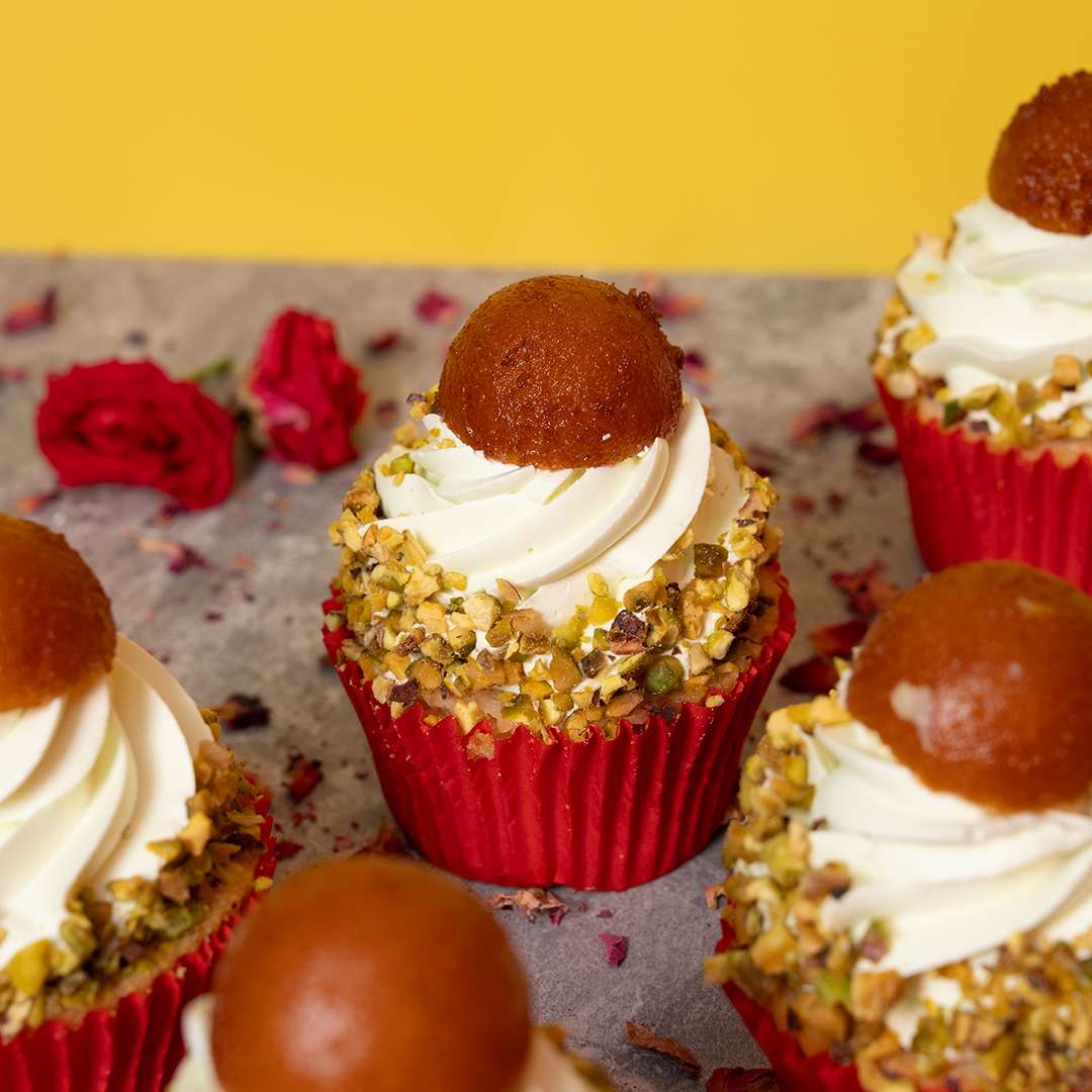 Jamun cupcakes