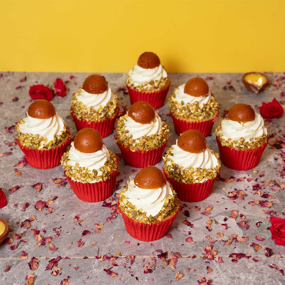 Jamun cupcakes