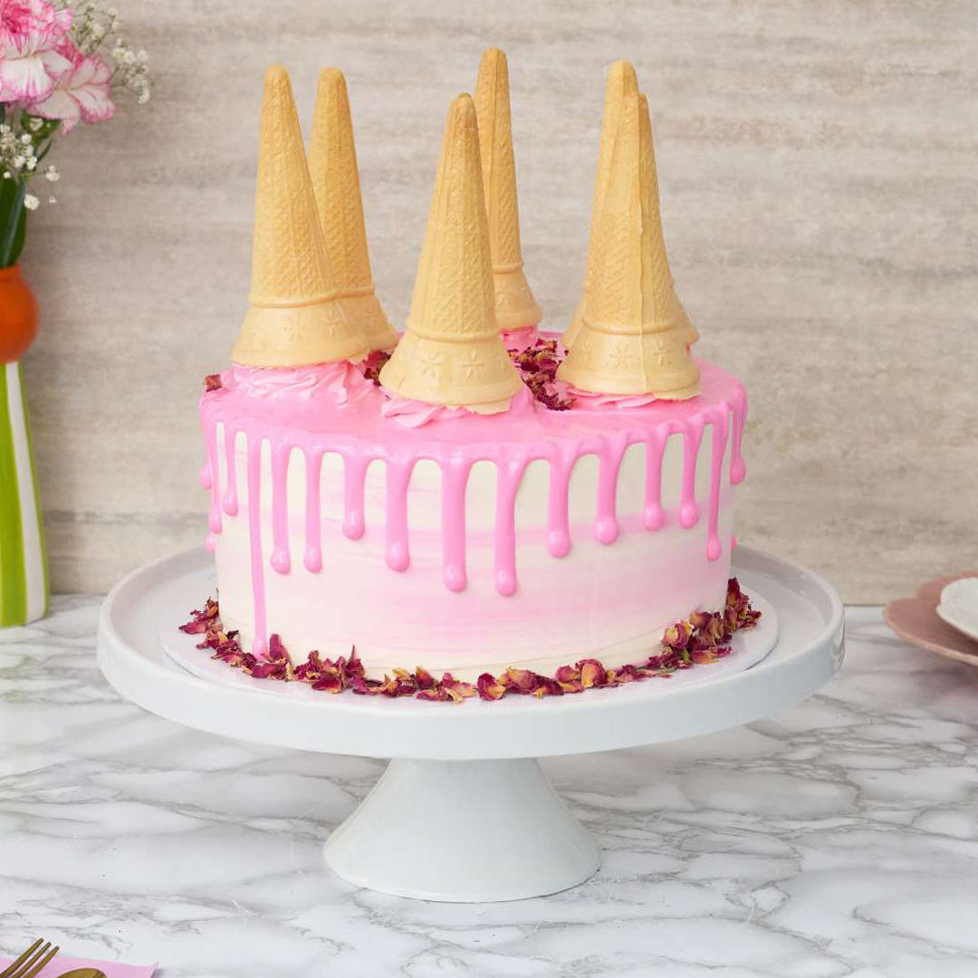 Ice Cream Cone Birthday Cake