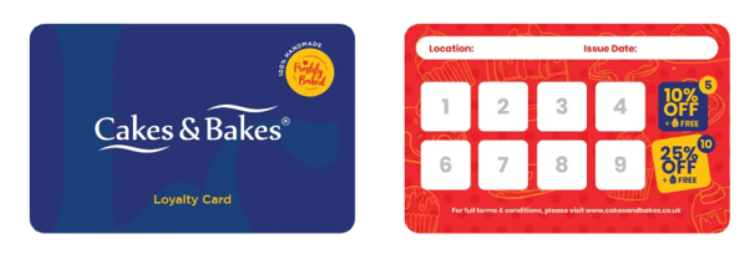 Cakes & Bakes Loyalty Card