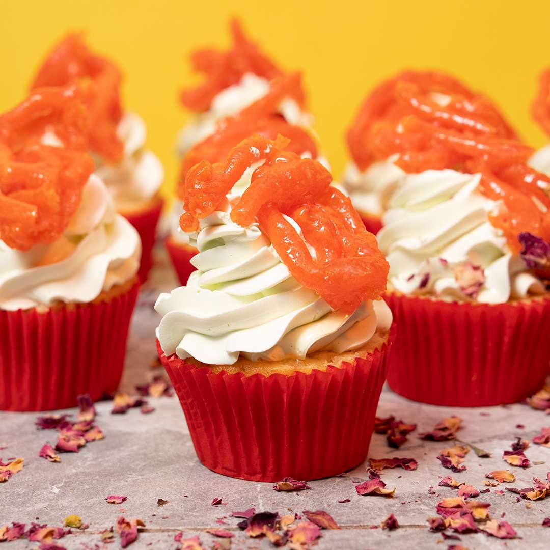 Jalebi cupcakes