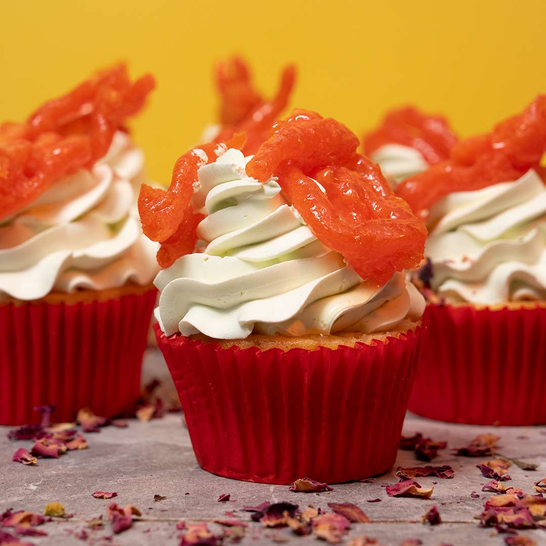 Jalebi cupcakes