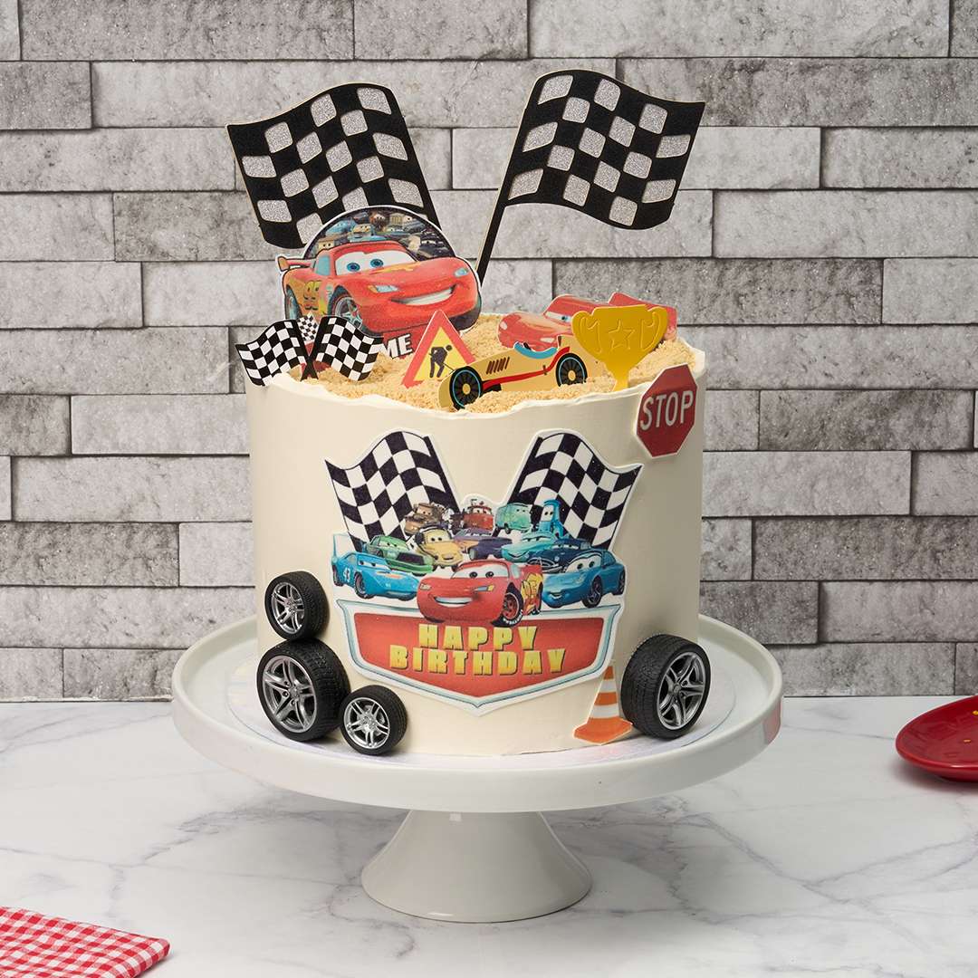 Lightening McQueen Cake