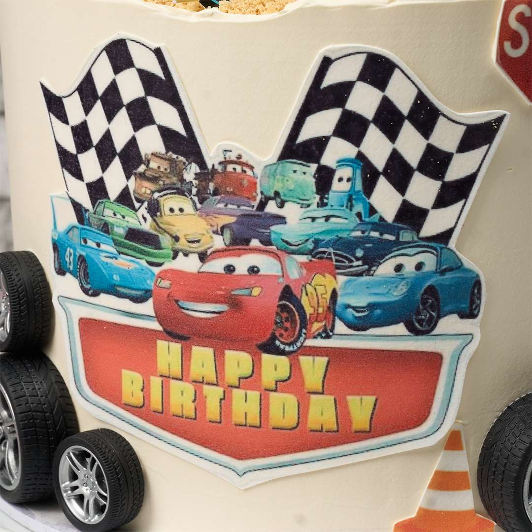 Lightening McQueen Cake