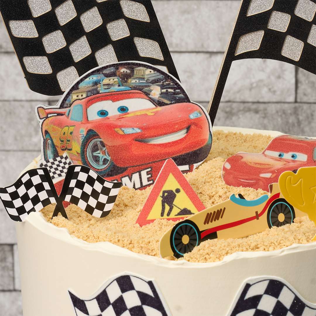 Lightening McQueen Cake