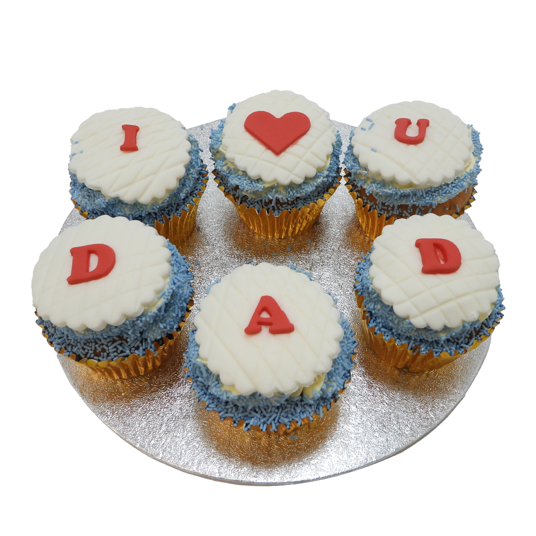 Love In Letters Father's Day Cupcakes