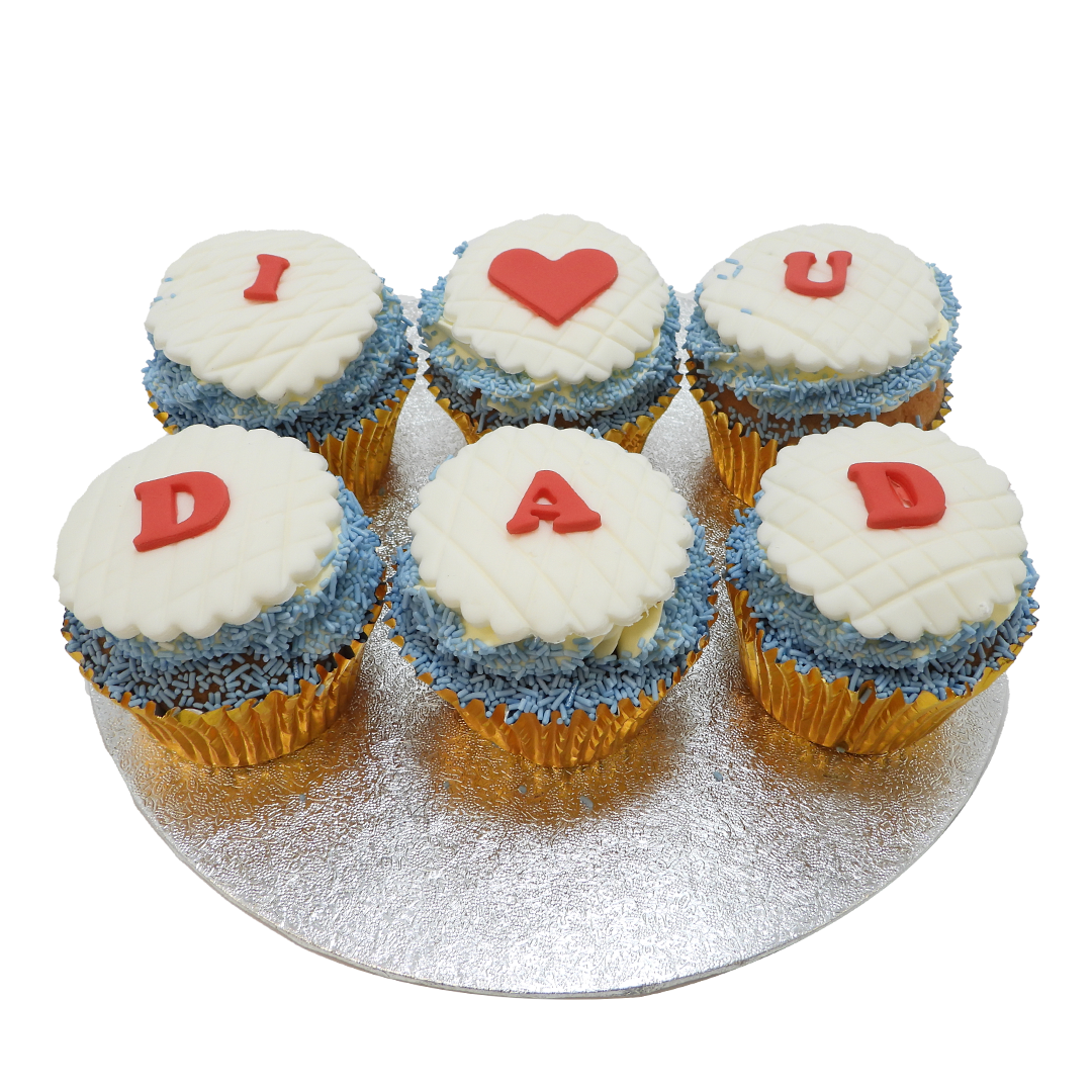 Love In Letters Father's Day Cupcakes