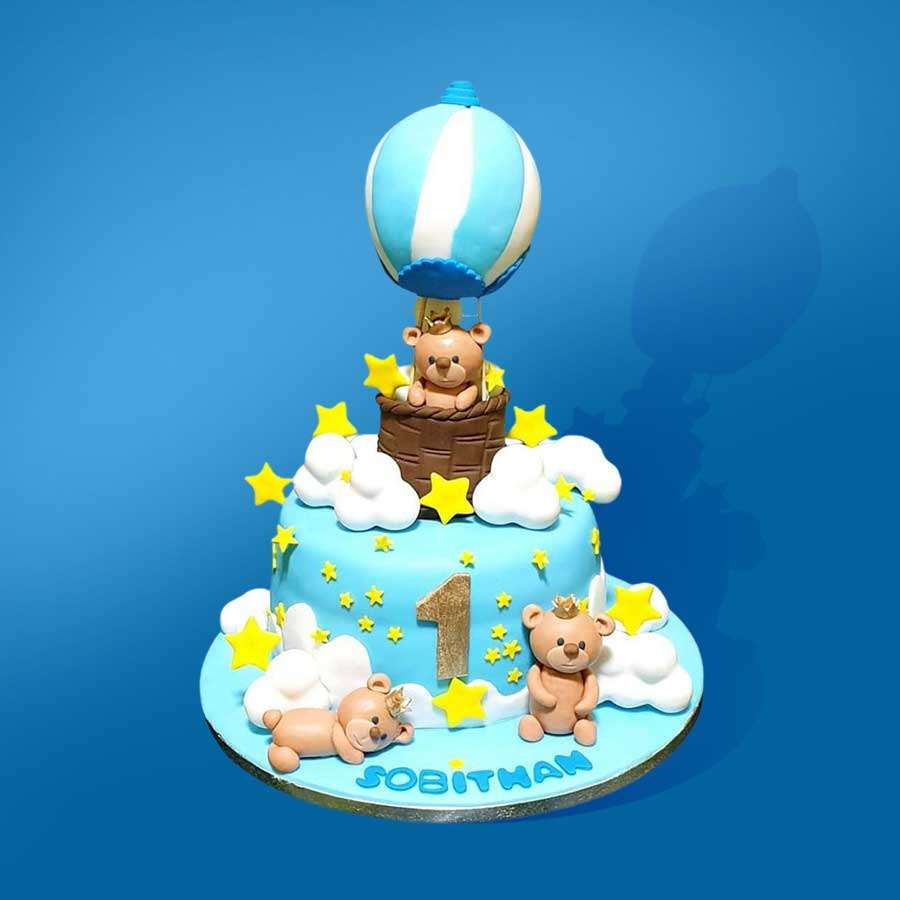 Lovely Little Teddies Theme Cake