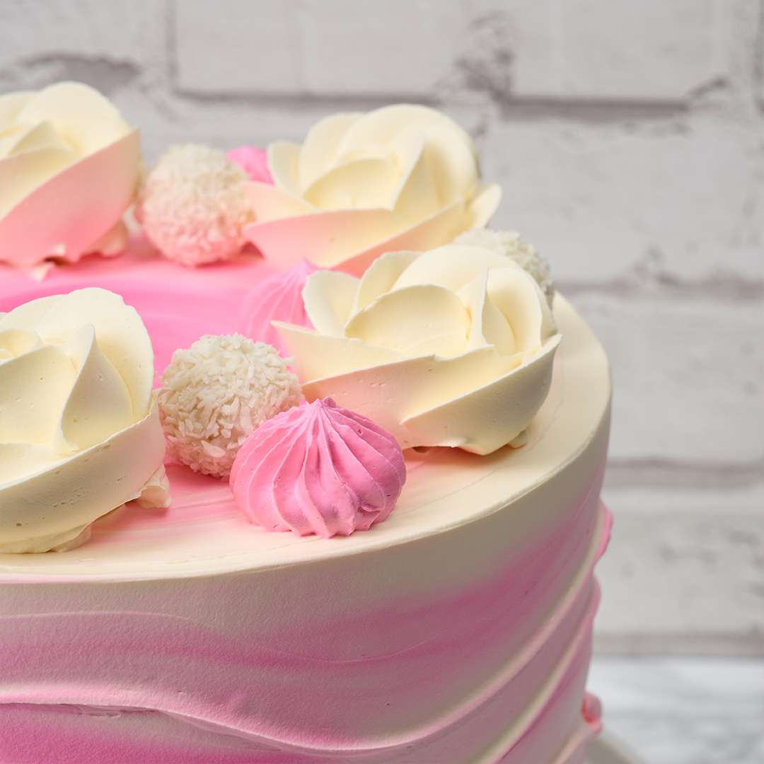 Lovely Pink Tower Cake