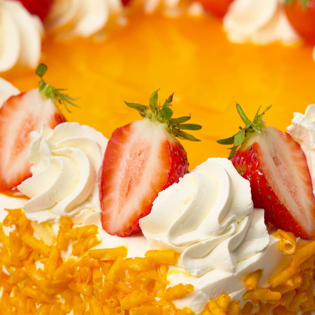 Mango Square Cake