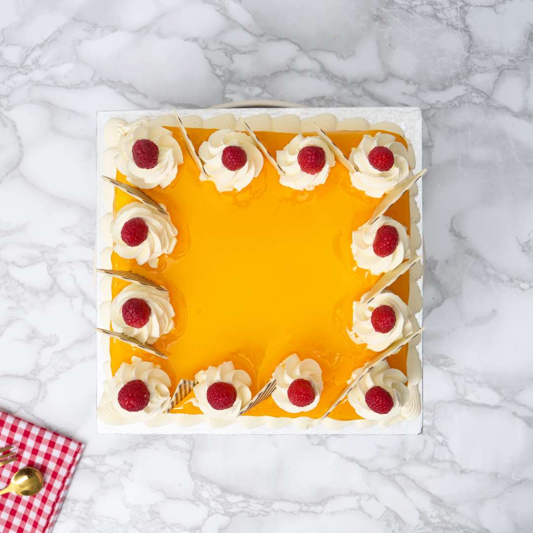 Square Mango Cake