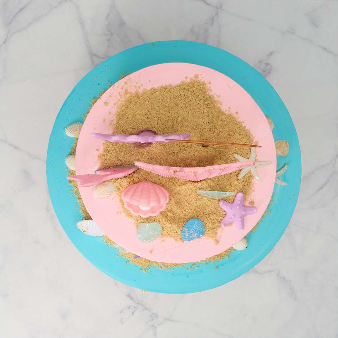 Mermaid Theme Cake