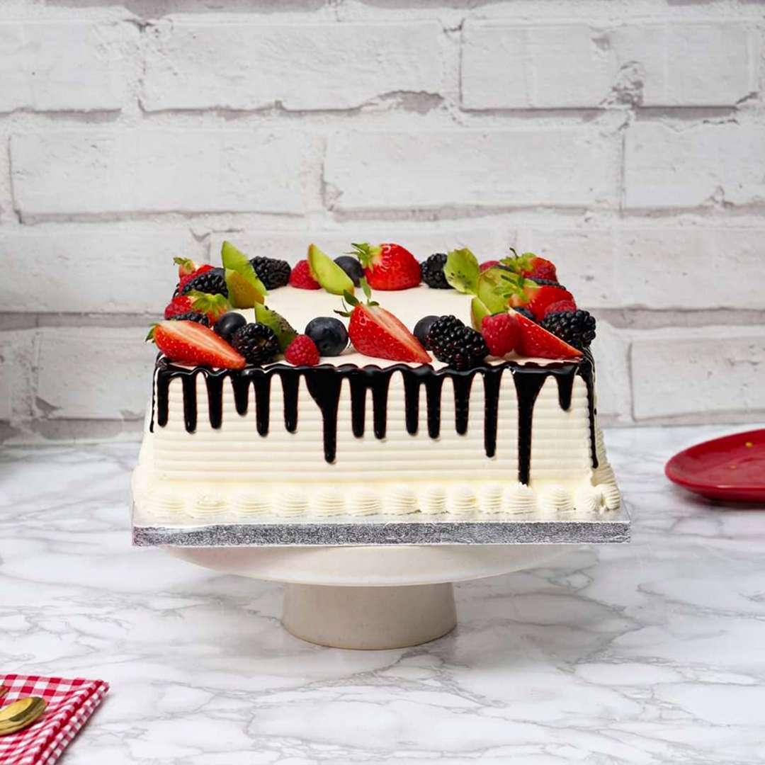 Mixed Fruit Square Cake